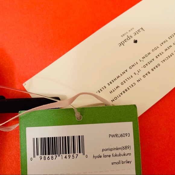 KATE SPADE HYDE LANE FUKUBUKURO COSMETIC CASE PINK - Picture 5 of 8